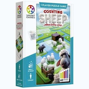 Imagine Smart Games - Counting Sheep, joc de logica cu 60 de provocari, 7+ ani, editie lb. Romana