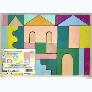 Imagine Set Handmade, Constructor din Lemn Mini Didu