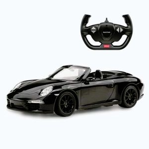 Imagine Masina Cu Telecomanda Porsche 911 Carrera S Negru Cu Scara 1 La 12