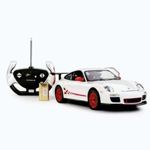 Imagine Masina Cu Telecomanda Porsche Gt3 Alb Cu Scara 1 La 14