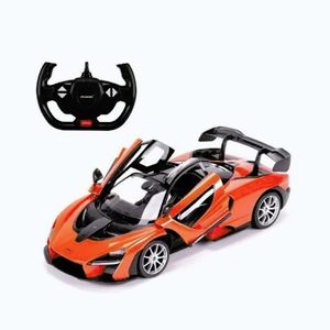 Imagine Masina Cu Telecomanda Mclaren Senna Portocaliu Cu Scara 1 La 14