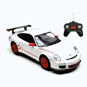 Imagine Masina Cu Telecomanda Porsche Gt3 Rs Alb Cu Scara 1 La 24