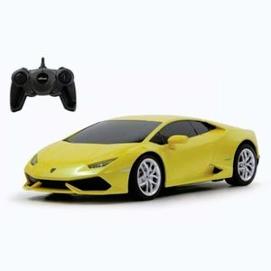 Imagine Masina Cu Telecomanda Lamborghini HuracÁn Lp610-4 Galben Cu Scara 1 La 24