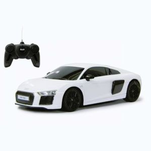 Imagine Masina Cu Telecomanda Audi R8 Alb Cu Scara 1 La 24