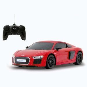 Imagine Masina Cu Telecomanda Audi R8 Rosu Cu Scara 1 La 24