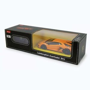 Imagine Masina Cu Telecomanda Lamborghini Aventador Svj Portocaliu Cu Scara 1 La 24