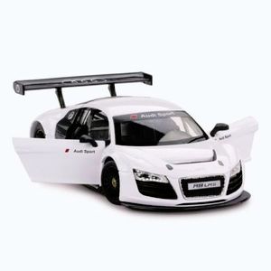 Imagine Masinuta Metalica Audi R8 Alb Scara 1 La 24