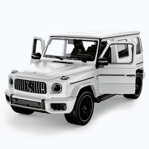 Imagine Masinuta Metalica Mercedes Amg G63 Alb Scara 1 La 24