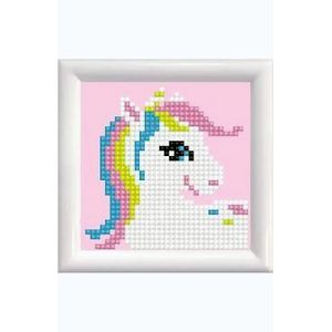 Imagine Set creativ Pretty Uni. Pictura cu diamante. Unicorn
